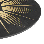 Erstellen Sie Ihr eigenes Black & Gold Mandala Schneidebrett (Ecke)