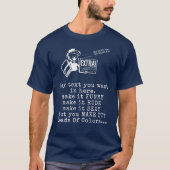 Erstellen Sie Ihr eigenes Blau T-Shirt (Vorderseite)
