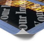 Erstellen Sie Ihr eigenes blaues Fenster Poster (Ecke)