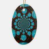 Erstellen Sie Ihr eigenes blaues Licht Kaleidoskop Keramikornament (Links)