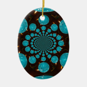 Erstellen Sie Ihr eigenes blaues Licht Kaleidoskop Keramikornament