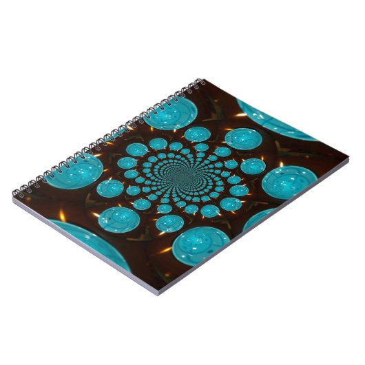 Erstellen Sie Ihr eigenes blaues Licht Kaleidoskop Notizblock (Linke Seite)