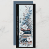 Erstellen Sie Ihr eigenes Blue Floral Book Stack L (Vorne/Hinten)