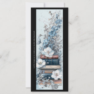 Erstellen Sie Ihr eigenes Blue Floral Book Stack L