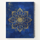 Erstellen Sie Ihr eigenes Blue & Gold Mandala Note Notizblock (Rückseite)
