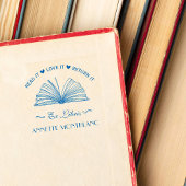 Erstellen Sie Ihr eigenes Blue Individuelle Name E Permastempel