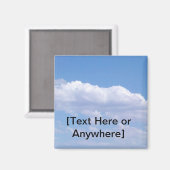 Erstellen Sie Ihr eigenes Blue Sky Magnet (Vorderseite/Rückseite)