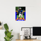 Erstellen Sie Ihr eigenes Blue Sports Foto Poster (Heimbüro)