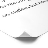 Erstellen Sie Ihr eigenes Blumenkofferplakat Poster (Ecke)