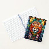 Erstellen Sie Ihr eigenes Boho Tribal Wolf-Noteboo Notizblock (Innenseite)
