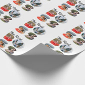 Erstellen Sie Ihr eigenes Boss Foto passendes Paar Geschenkpapier (Ecke)