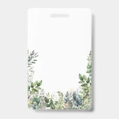 Erstellen Sie Ihr eigenes botanisches Design Ausweis (Rückseite)
