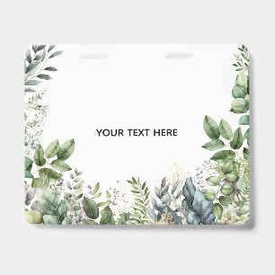 Erstellen Sie Ihr eigenes botanisches Design Ausweis