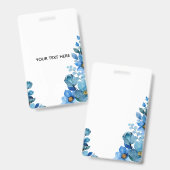 Erstellen Sie Ihr eigenes botanisches Design Ausweis (Vorder- & Rückseite)