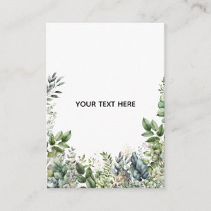Erstellen Sie Ihr eigenes botanisches Design Begleitkarte