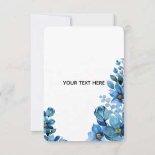Erstellen Sie Ihr eigenes botanisches Design Dankeskarte
