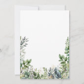 Erstellen Sie Ihr eigenes botanisches Design Einladung (Rückseite)