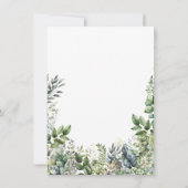 Erstellen Sie Ihr eigenes botanisches Design Einladung (Rückseite)