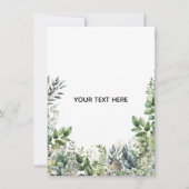 Erstellen Sie Ihr eigenes botanisches Design Einladung (Vorderseite)