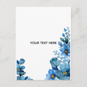 Erstellen Sie Ihr eigenes botanisches Design Feiertagspostkarte