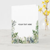 Erstellen Sie Ihr eigenes botanisches Design Karte (Gelbe Blume)