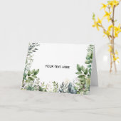 Erstellen Sie Ihr eigenes botanisches Design Karte (Gelbe Blume)