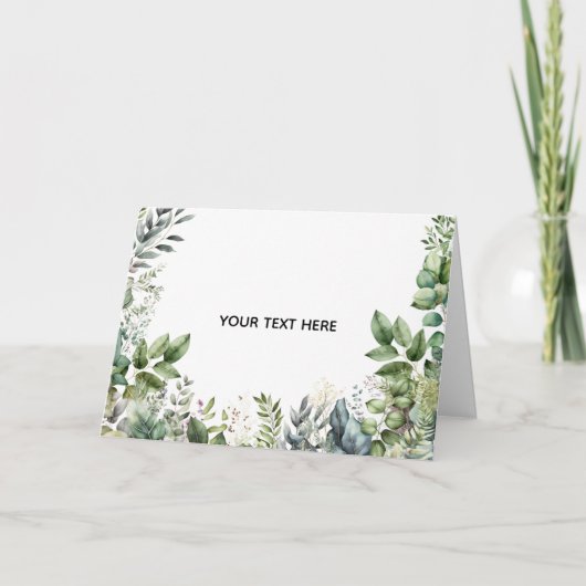 Erstellen Sie Ihr eigenes botanisches Design Karte (Vorderseite)