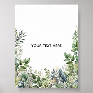 Erstellen Sie Ihr eigenes botanisches Design Poster