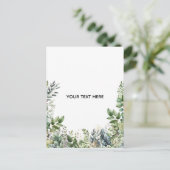 Erstellen Sie Ihr eigenes botanisches Design Postkarte (Stehend Vorderseite)