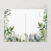 Erstellen Sie Ihr eigenes botanisches Design Postkarte (Rückseite)