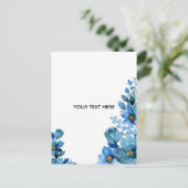 Erstellen Sie Ihr eigenes botanisches Design Postkarte (Stehend Vorderseite)