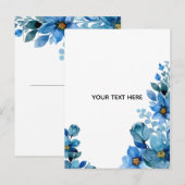 Erstellen Sie Ihr eigenes botanisches Design Postkarte (Vorne/Hinten)