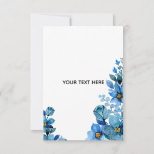 Erstellen Sie Ihr eigenes botanisches Design RSVP Karte