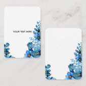 Erstellen Sie Ihr eigenes botanisches Design Visitenkarte (Vorne/Hinten)