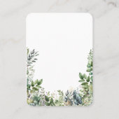 Erstellen Sie Ihr eigenes botanisches Design Visitenkarte (Rückseite)