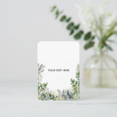 Erstellen Sie Ihr eigenes botanisches Design Visitenkarte (Stehend Vorderseite)