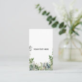 Erstellen Sie Ihr eigenes botanisches Design Visitenkarte (Stehend Vorderseite)