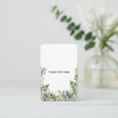 Erstellen Sie Ihr eigenes botanisches Design Visitenkarte (Stehend Vorderseite)