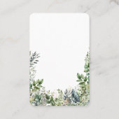 Erstellen Sie Ihr eigenes botanisches Design Visitenkarte (Rückseite)