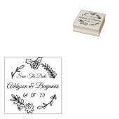 Erstellen Sie Ihr eigenes botanisches Save the Dat Gummistempel (Stempel)