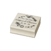Erstellen Sie Ihr eigenes botanisches Save the Dat Gummistempel (Stempel)