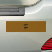 Erstellen Sie Ihr eigenes Braun Autoaufkleber (Auf Auto)
