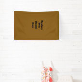 Erstellen Sie Ihr eigenes Braun Banner (InSitu)