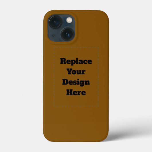 Erstellen Sie Ihr eigenes Braun Case-Mate iPhone Hülle (Rückseite)