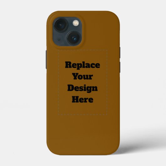 Erstellen Sie Ihr eigenes Braun Case-Mate iPhone Hülle (Rückseite)