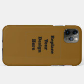 Erstellen Sie Ihr eigenes Braun Case-Mate iPhone Hülle (Rückseite (Horizontal))