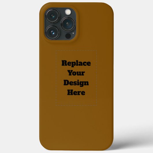 Erstellen Sie Ihr eigenes Braun Case-Mate iPhone Hülle (Rückseite)