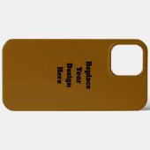 Erstellen Sie Ihr eigenes Braun Case-Mate iPhone Hülle (Rückseite (Horizontal))