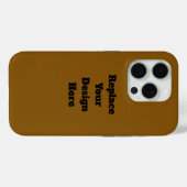 Erstellen Sie Ihr eigenes Braun Case-Mate iPhone Hülle (Rückseite (Horizontal))