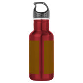 Erstellen Sie Ihr eigenes Braun Edelstahlflasche (Rückseite)